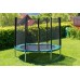 G21 Gartentrampolin mit Sicherheitsnetz 250 cm grün 69042612
