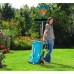 B-WARE GARDENA Müllsackständer Gartenmobil fahrbar, aus Aluminium, für 120 Liter 0232-20