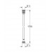 GROHE SILVERFLEX 1750mm Brushed Hard Graphite 28388AL0