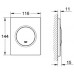 GROHE Nova Cosmopolitan Betätigungsplatte 38804000