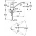 Grohe Eurodisc Einhand-Spültischbatterie, DN 15 chrom 33770001