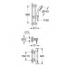 GROHE Grohtherm 1000 Thermostat und Brausegarnitur Tempesta Neu II 600 mm 34151001