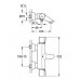 Thermostat-Wannenbatterie, DN 15 34202000