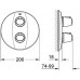 Thermostat-Brausebatterie 19359000