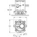 GROHE Rohbauset für freistehende Wannenarmatur DN15 45984001