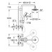 B-W GROHE NewTempesta CosmopolitanDuschsystem27922000chrom, mit Aufputz Thermostatbatterie