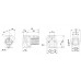 Grundfos UPS UPS 32-60F B, PN6/10, 1x230 - 240V, 50Hz 96401797