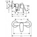 Hansgrohe Talis E Einhebel-Brausemischer Aufputz chrom 71760000