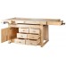 Holzmann Hobelbank inkl. Schrank & Spannbacken (150kg/2100x610mm) WB210C