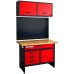 Holzmann Werkbank mit Hängeschrank und Lochwand (300kg/1200x600mm) WHL1200