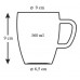 BANQUET Frühstücksset – Schale+Tasse LAVENDER, 60HH1433L