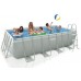 INTEX Frame Pool Set Ultra Quadra 400 x 200 x 100 cm 128350GS+Kartuschenfilteranlage
