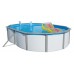 INTEX Stahlwandpool Set Nuovo de Luxe Duo oval 550 x 366 x 120 cm 011254 +Sandfilteranlage