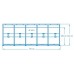 INTEX Frame Pool Rondo O 732 x 132 cm, 28262NP