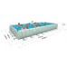 INTEX Frame Pool Set Ultra Quadra 975 x 488 x 132 cm 28376NP + Sandfilteranlage