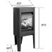Jotul F 162 C CB Kaminofen, Schwarzer Lack 351223+ 361084 + 361099