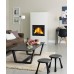 Jotul I 530 RH Kamineinsatz mit flatter Glas, Schwarzer Lack 341283