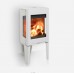 B-WARE Jotul F 163 CB Kaminofen weißer Emaille, 351272 - ohne Schamotsteine, zerkratzt