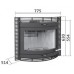 Jotul C 400 CB PANORAMA Kamineinsatz, Schwarzer Lack 341326