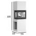 Jotul FS 73 Kamin-Umbau für Kamineinsatz I 520 CB FRL, 51046197