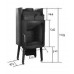 Jotul I 350 CB FL Kamieinsatz mit Flattescheibe, Schwarzer Lack 30046284