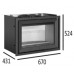 Jotul I 520 CB F Kamineinsatz Glas vorne, Schwarzer Lack 3004474