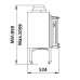 Jotul I 80 RH Kamineinsatz Harmony, Schwarzer Lack 341124