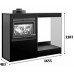 Jotul CUBE GG WS Kamin-Umbau mit Kamineinsatz I 400 CB, 30043683+CUBE