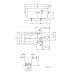 KALDEWEI Badewanne Mini Star 835 mit Lochbohrungen 157x70/47,5x43 Antislip. Perl-Effekt