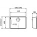 Franke KBX 110-55 Edelstahl Unterbauspüle 122.0036.605