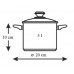 KELA Bratentopf CAILIN, mit Glasdeckel, 3L, KL-10956
