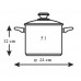 KELA Bratentopf CAILIN, mit Glasdeckel, 5L, KL-10957