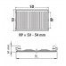 AUSVERKAUF KERMI therm-x2 Profil-Kompakt-Heizkörper 10 600/1400 FK0100614 ohne Verpackung