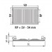 B-Ware!KERMI therm-x2 Profil-Kompakt-Heizkörper 10 600/1400 FK0100614-zerkratzt