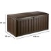 KETER GLENWOOD 390L Garten-Aufbewahrungsbox 128 x 65 x 61 cm, braun 17193522