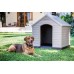 KETER DOG HOUSE Hundehütte, Kunststoff, 95 x 99 x 99 cm, grau 17360369