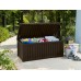 KETER ROCKWOOD 570L Garten-Aufbewahrungsbox 155 x 72,4 x 64,4 cm, braun 17197729