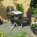B-WARE KETER CHELSEA Gartenmöbel-Set Polyrattan 3teilig, anthrazit 17199261 ohne orig. Ver