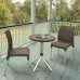 B-WARE KETER CHELSEA Gartenmöbel-Set Polyrattan 3teilig, anthrazit 17199261 ohne orig. Ver