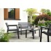 KETER EMILY PATIO Lounge-Set 4-teilig ohne Sitzauflagen, graphit 17209500