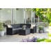 KETER ELODIE CORNER 6 SEATER Ecksofa-Set, graphit/grau 17210758