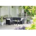 KETER ELODIE CORNER 5 SEATER Ecksofa-Set, graphit/grau 17210755