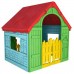 Ausverkauf KETER FOLDABLE PLAYHOUSE Spielhaus, gelb/rot/blau 17202656 Beschädigt