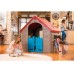 Ausverkauf KETER FOLDABLE PLAYHOUSE Spielhaus, beige/rot/blau 17202656 Beschädigt