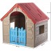 KETER FOLDABLE PLAYHOUSE Spielhaus, beige/rot/blau 17202656