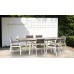 KETER HARMONY Gartentisch ausziehbar, 162 x 100 x7 4 cm weiß/cappuccino 17202278