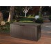 KETER HOLLYWOOD 270L Garten-Aufbewahrungsbox 117,5 x 45 x 57,3 cm, braun 17191974