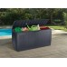 KETER HOLLYWOOD 270L Garten-Aufbewahrungsbox 117,5 x 45 x 57,3 cm, graphit 17191974