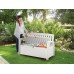 B-WARE KETER PATIO BENCH 227L Gartenbank/Kissenbox 138,6 x 63,5 x 88 cm, weiß 17202690