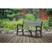 KETER MONTERO 3-Sitzer-Gartenbank 150 x 62 x 89,5 cm, graphit/braungrau 17204596